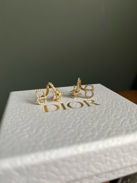 Dior CD Star Earrings