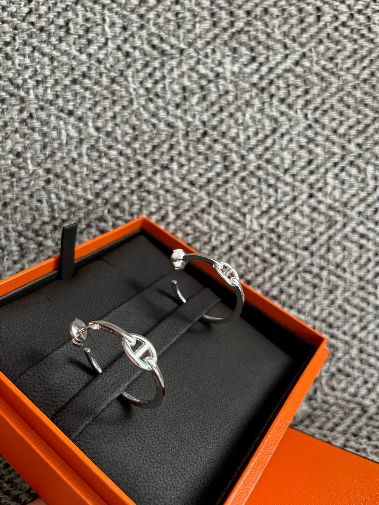 Hermes Sliver Earrings