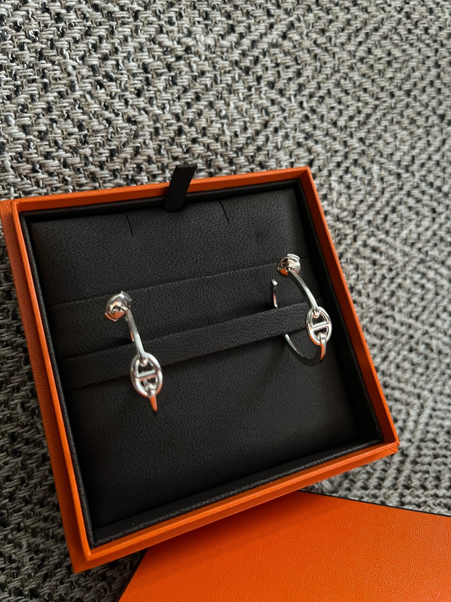 Hermes Sliver Earrings